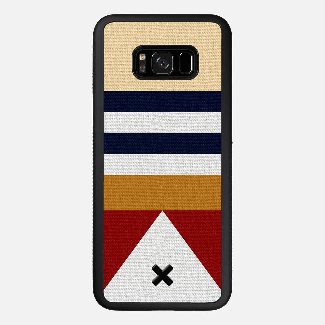 Lodge Case for the Samsung Galaxy S8 Plus featuring a UV Printed Cotton Canvas backer with the Keyway X Mark#Phone Model_Galaxy S8 Plus