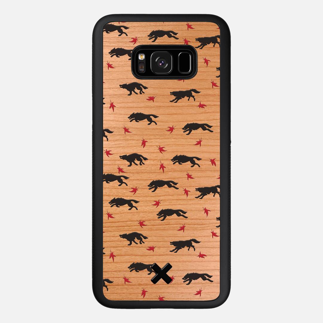 Lupine Case for the Samsung Galaxy S8 Plus featuring a UV Printed Cherry Wood backer with the Keyway X Mark#Phone Model_Galaxy S8 Plus