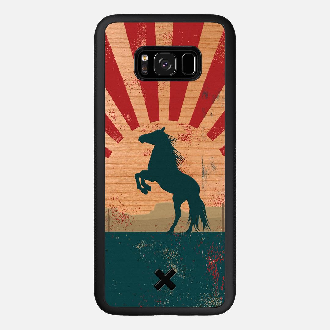 Mustang Case for the Samsung Galaxy S8 Plus featuring a UV Printed Cherry Wood backer with the Keyway X Mark#Phone Model_Galaxy S8 Plus