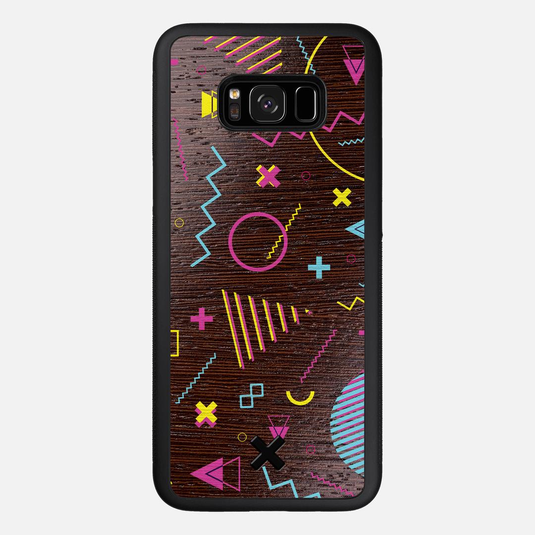 Neon Case for the Samsung Galaxy S8 Plus featuring a UV Printed Wenge Wood backer with the Keyway X Mark#Phone Model_Galaxy S8 Plus