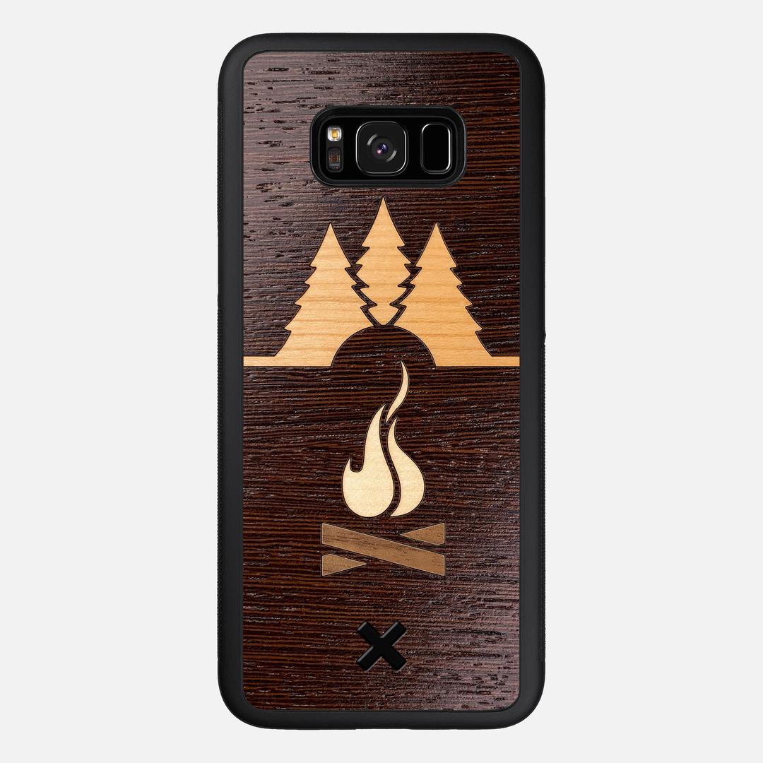 Nomad Case for the Samsung Galaxy S8 Plus featuring a Wenge, Cherry, Maple, and Walnut Wood backer with the Keyway X Mark#Phone Model_Galaxy S8 Plus