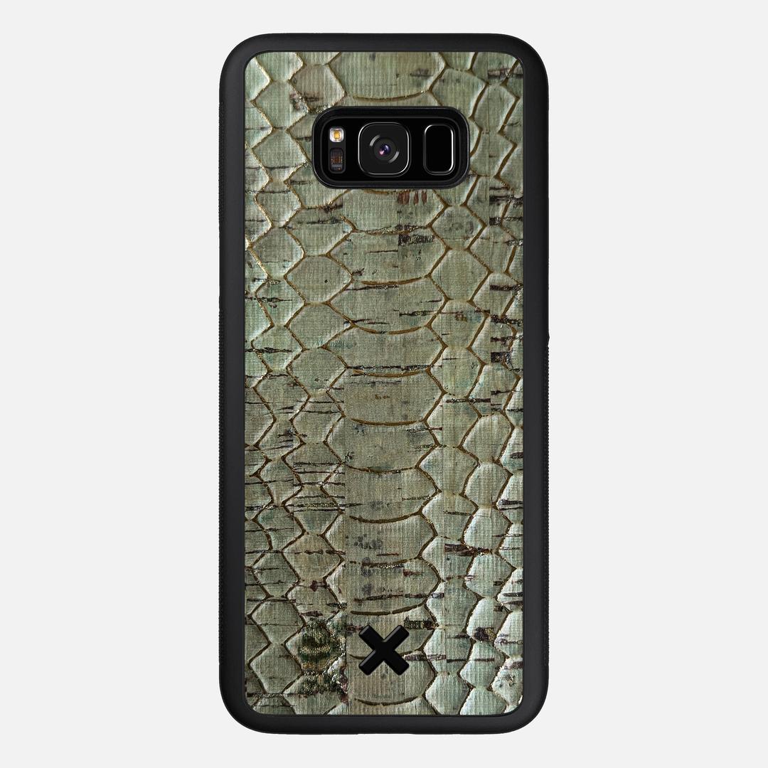 Python Cork Case for the Samsung Galaxy S8 Plus featuring a Genuine Cork backer with the Keyway X Mark#Phone Model_Galaxy S8 Plus