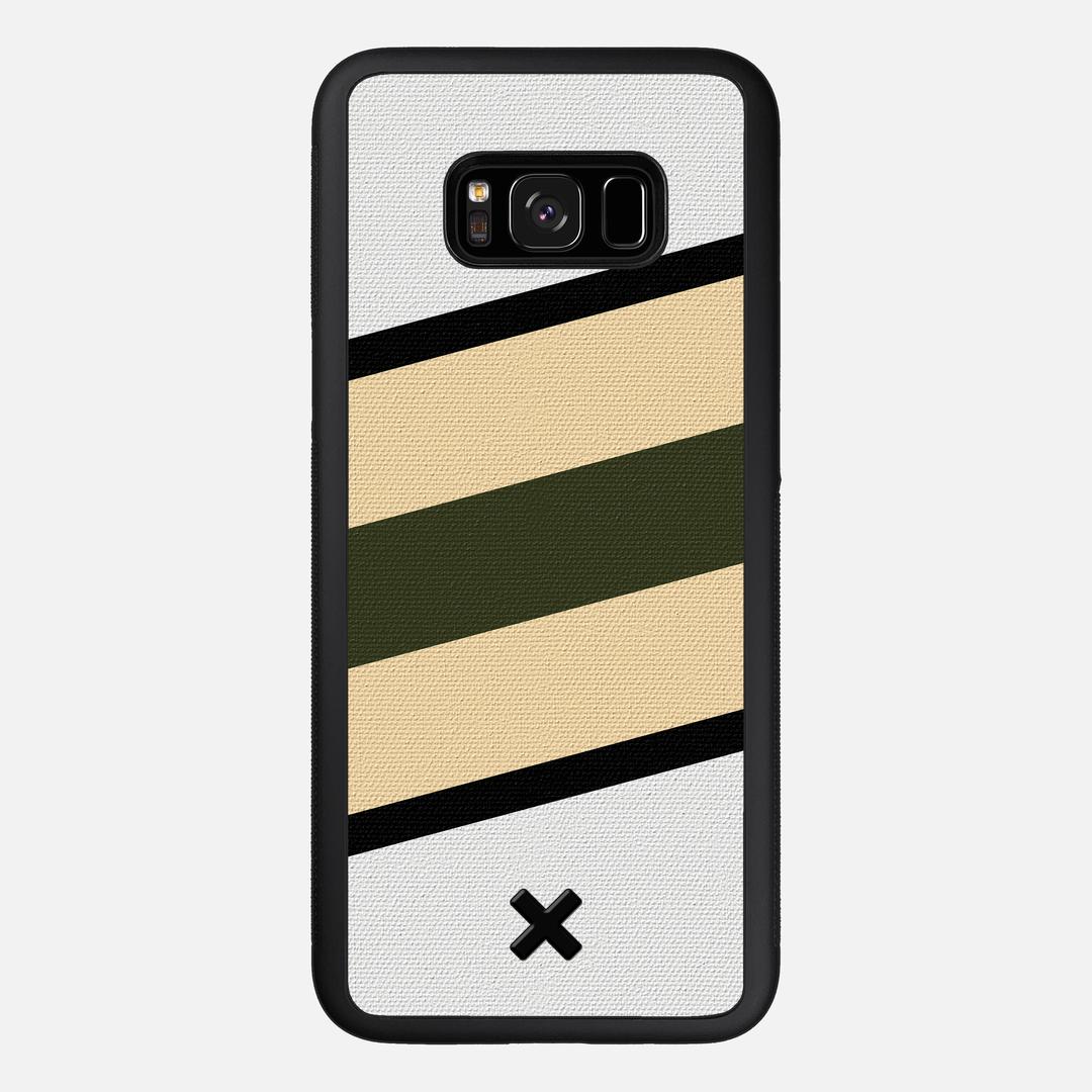 Ridge Case for the Samsung Galaxy S8 Plus featuring a UV Printed Cotton Canvas backer with the Keyway X Mark#Phone Model_Galaxy S8 Plus