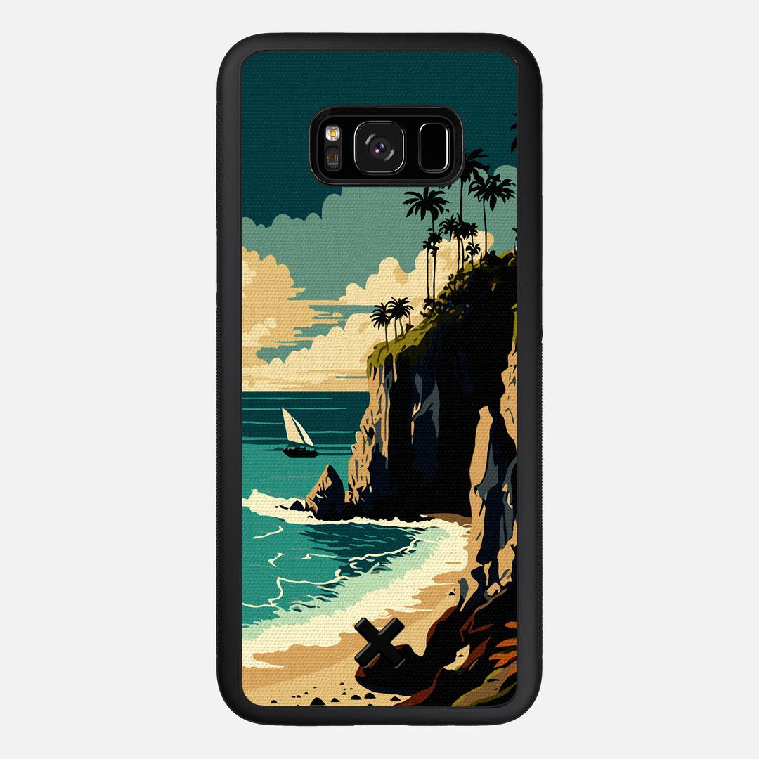 Seaside Case for the Samsung Galaxy S8 Plus featuring a UV Printed Cotton Canvas backer with the Keyway X Mark#Phone Model_Galaxy S8 Plus
