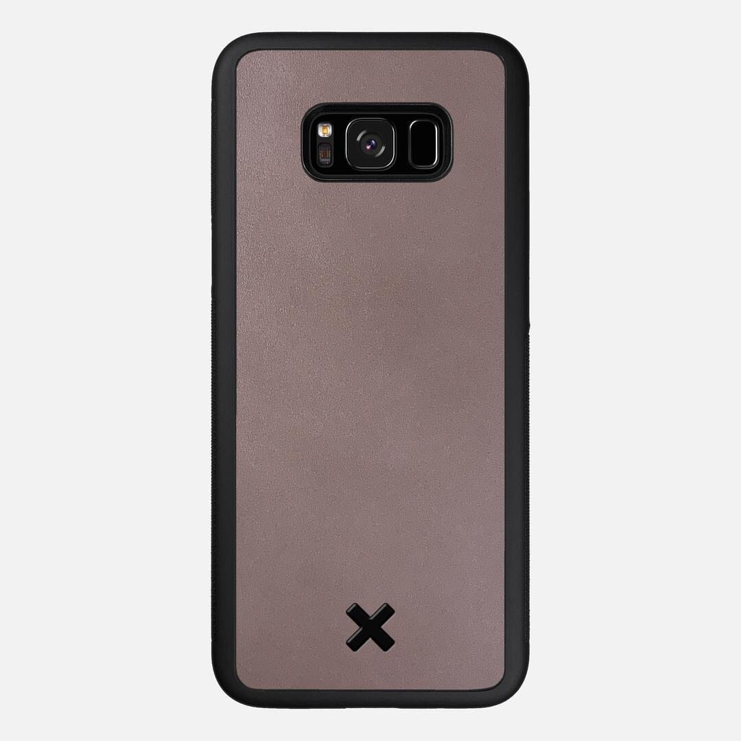 Slate Leather Case for the Samsung Galaxy S8 Plus featuring a Genuine Leather backer with the Keyway X Mark#Phone Model_Galaxy S8 Plus