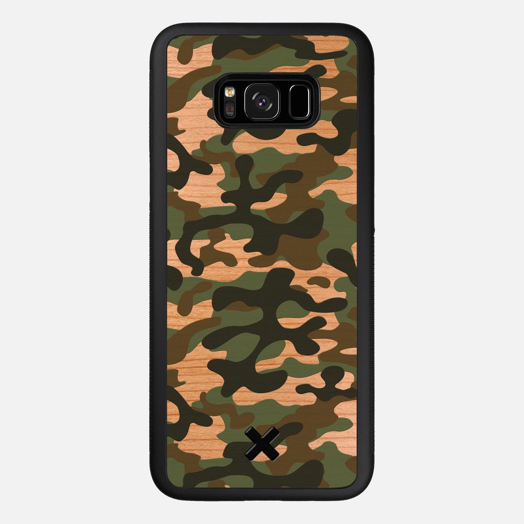 Trooper Case for the Samsung Galaxy S8 Plus featuring a UV Printed and Cherry Wood backer with the Keyway X Mark#Phone Model_Galaxy S8 Plus