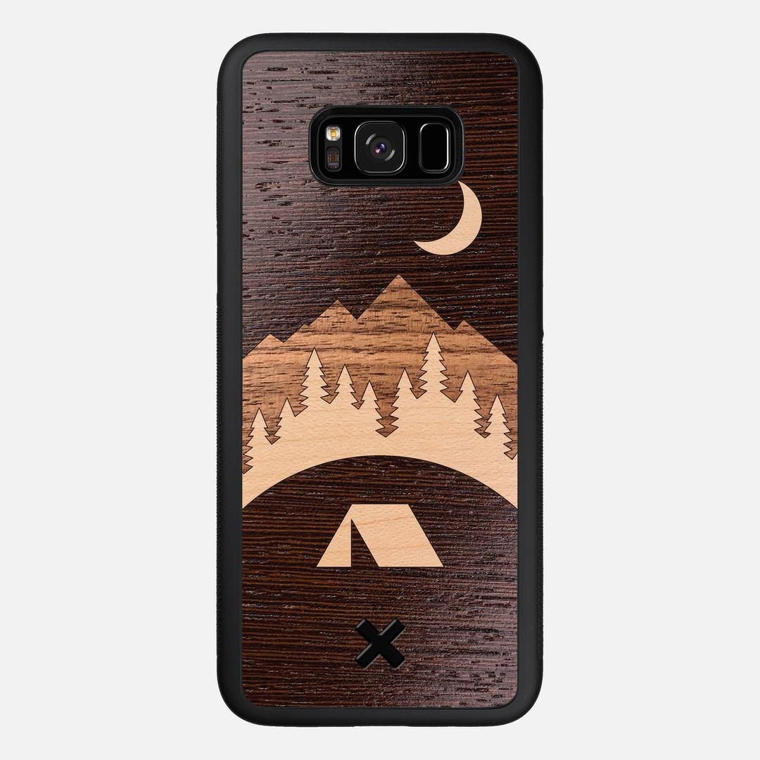 Woodland Case for the Samsung Galaxy S8 Plus featuring a Wenge, Maple, and Walnut Wood backer with the Keyway X Mark#Phone Model_Galaxy S8 Plus