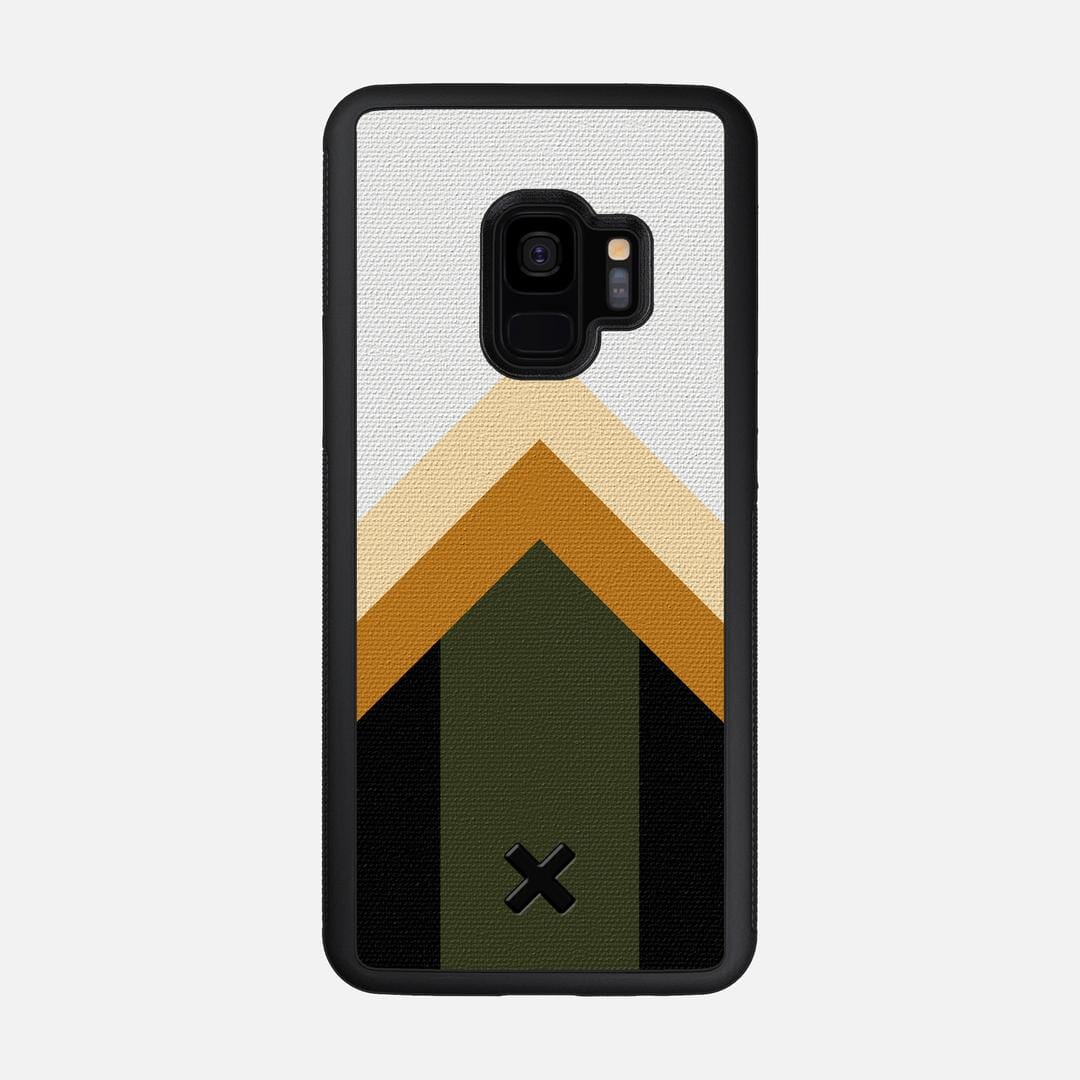 Ascent Case for the Samsung Galaxy S9 featuring a UV Printed Cotton Canvas backer with the Keyway X Mark#Phone Model_Galaxy S9
