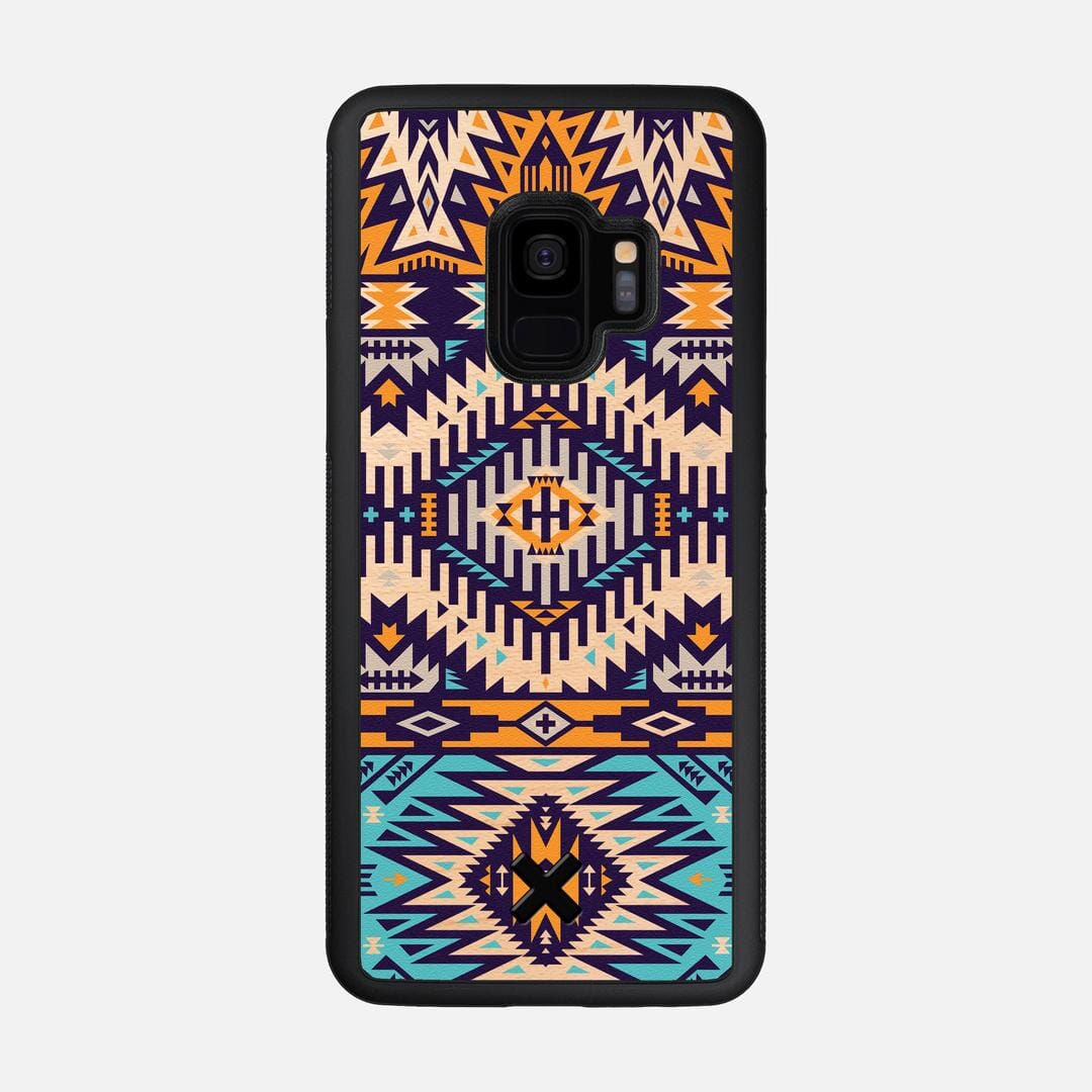 Aztec Case for the Samsung Galaxy S9 featuring a UV Printed Maple Wood backer with the Keyway X Mark#Phone Model_Galaxy S9