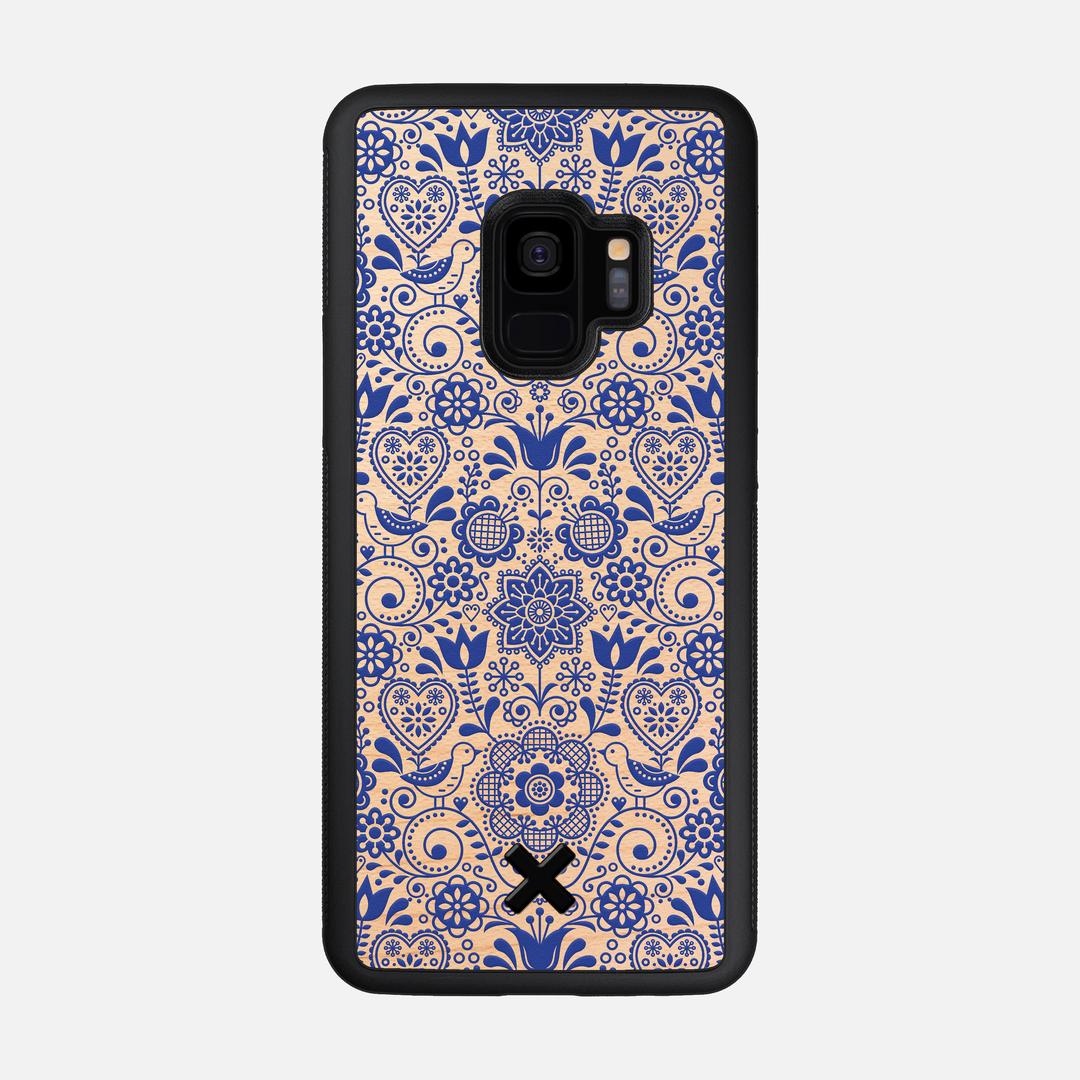 Bloom Case for the Samsung Galaxy S9 featuring a UV Printed Maple Wood backer with the Keyway X Mark#Phone Model_Galaxy S9