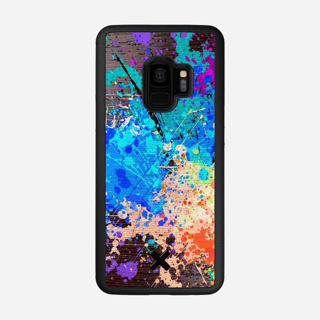 Chroma Case for the Samsung Galaxy S9 featuring a UV Printed Wenge Wood backer with the Keyway X Mark#Phone Model_Galaxy S9