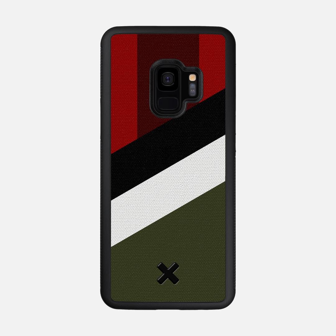 Highland Case for the Samsung Galaxy S9 featuring a UV Printed Cotton Canvas backer with the Keyway X Mark#Phone Model_Galaxy S9