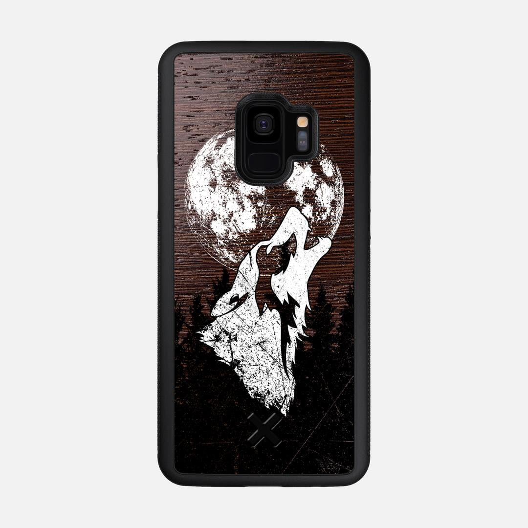 Howl Case for the Samsung Galaxy S9 featuring a UV Printed Wenge Wood backer with the Keyway X Mark#Phone Model_Galaxy S9