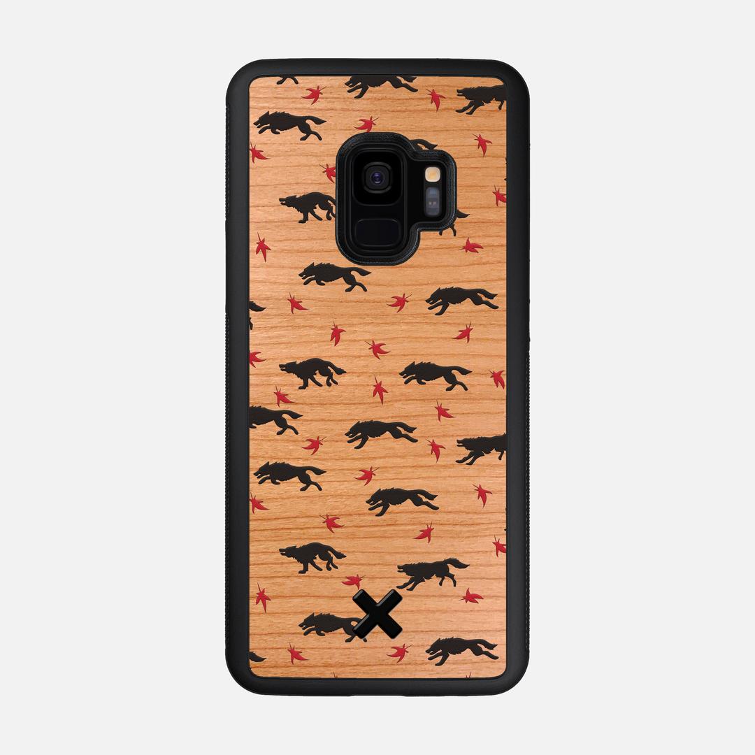 Lupine Case for the Samsung Galaxy S9 featuring a UV Printed Cherry Wood backer with the Keyway X Mark#Phone Model_Galaxy S9