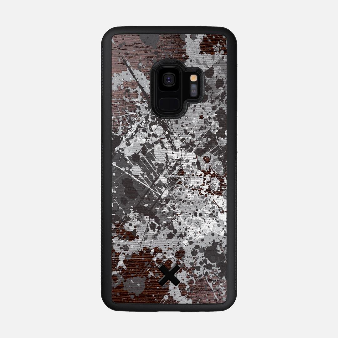 Mono Case for the Samsung Galaxy S9 featuring a UV Printed Wenge Wood backer with the Keyway X Mark#Phone Model_Galaxy S9