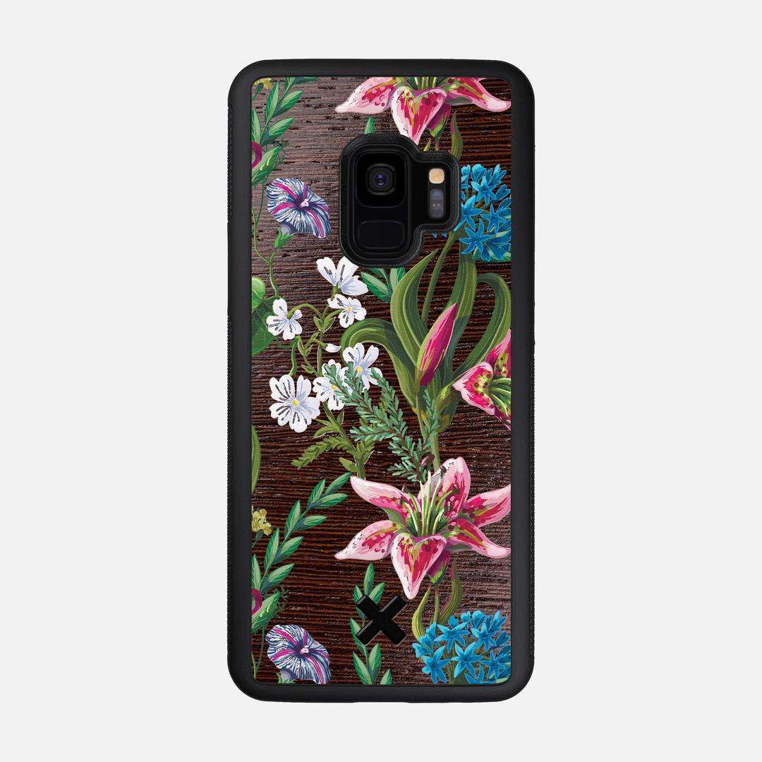 Stargazer Case for the Samsung Galaxy S9 featuring a UV Printed Wenge Wood backer with the Keyway X Mark#Phone Model_Galaxy S9