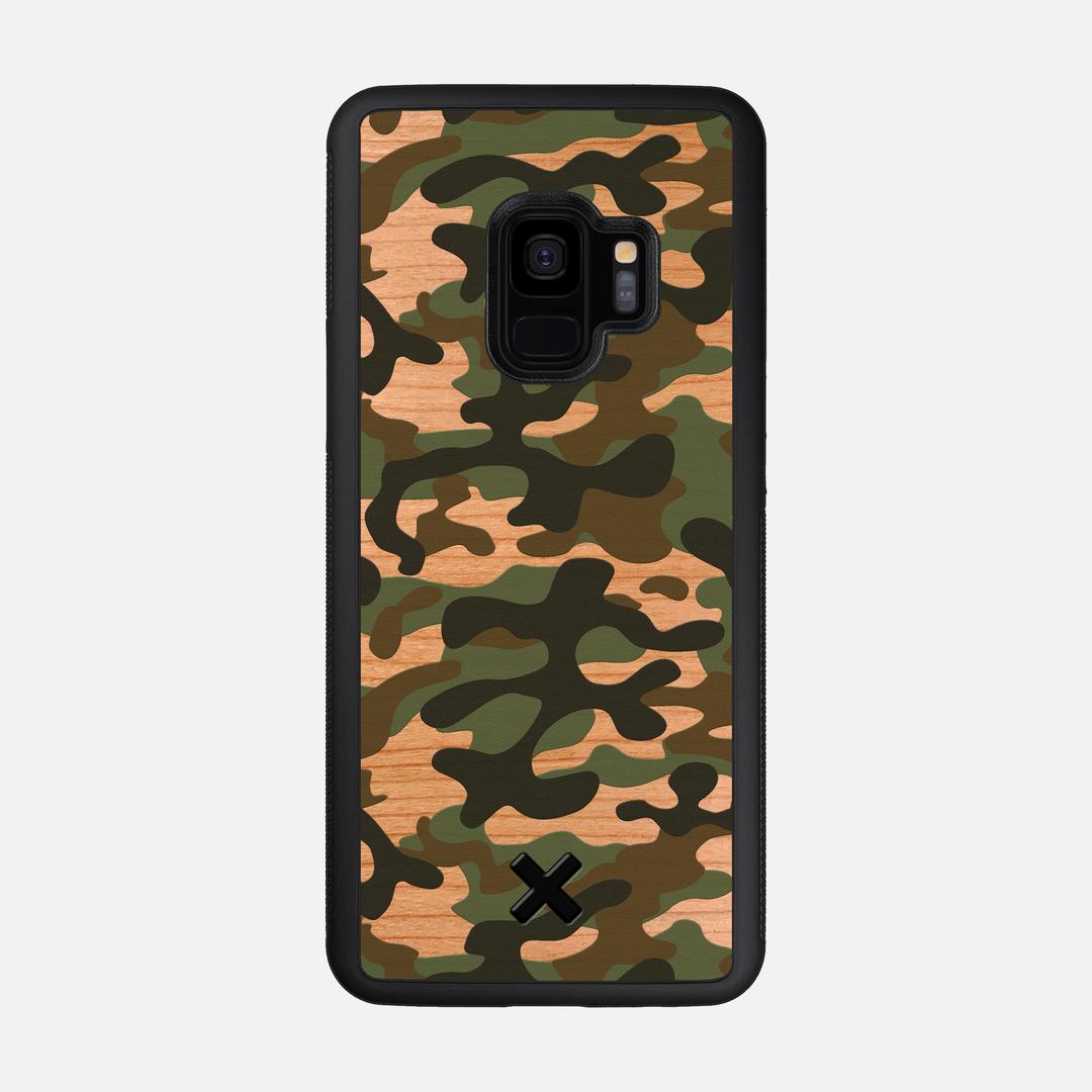 Trooper Case for the Samsung Galaxy S9 featuring a UV Printed and Cherry Wood backer with the Keyway X Mark#Phone Model_Galaxy S9