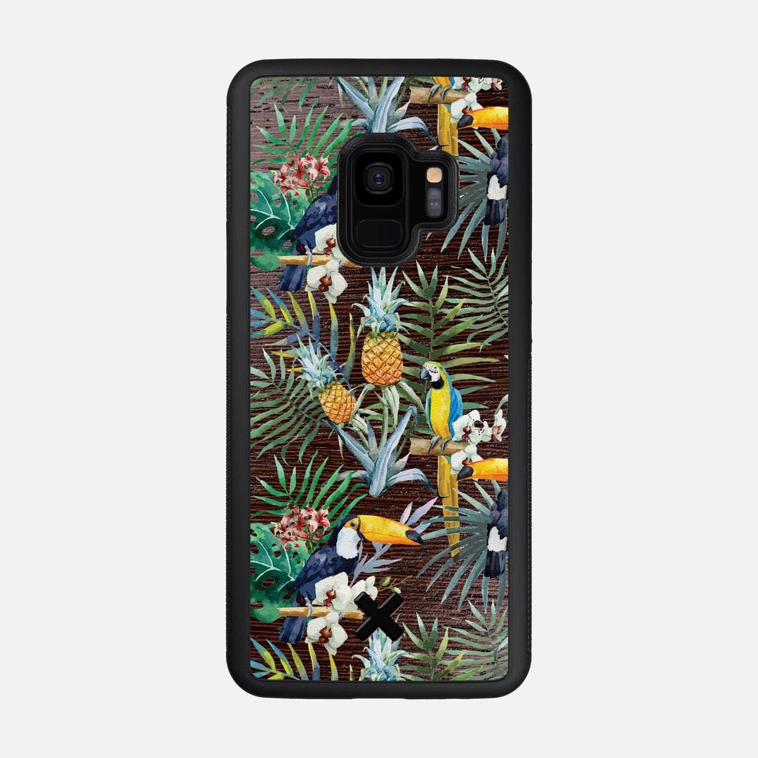 Tropic Case for the Samsung Galaxy S9 featuring a UV Printed and Wenge Wood backer with the Keyway X Mark#Phone Model_Galaxy S9
