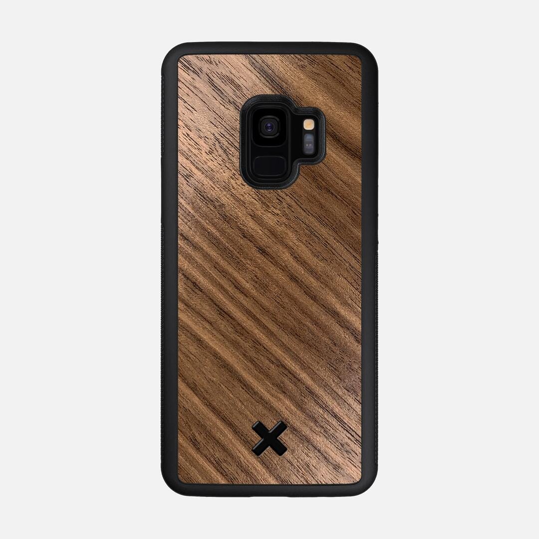 Walnut Pure Case for the Samsung Galaxy S9 featuring a Walnut Wood backer with the Keyway X Mark#Phone Model_Galaxy S9