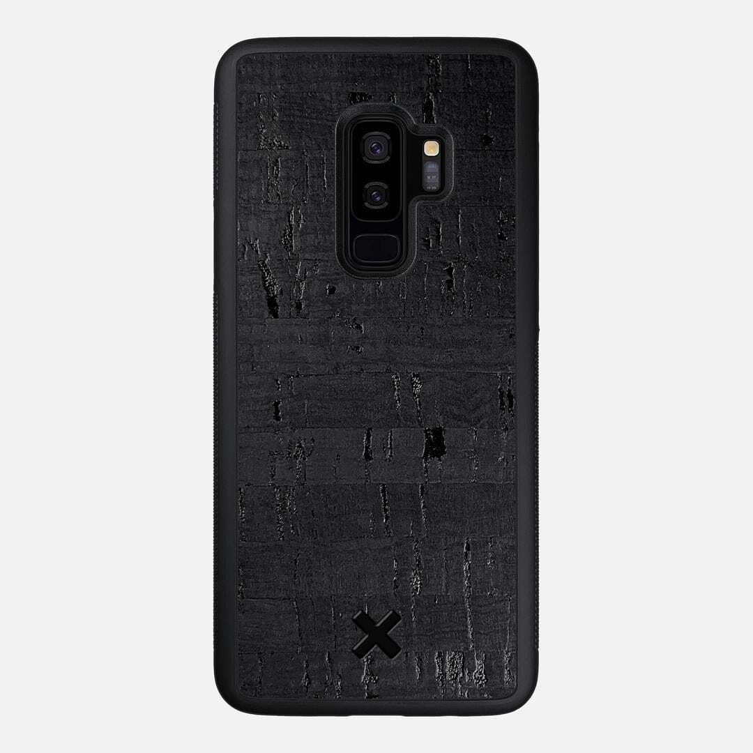Black Cork Case for the Samsung Galaxy S9 Plus featuring a Genuine Cork backer with the Keyway X Mark#Phone Model_Galaxy S9 Plus