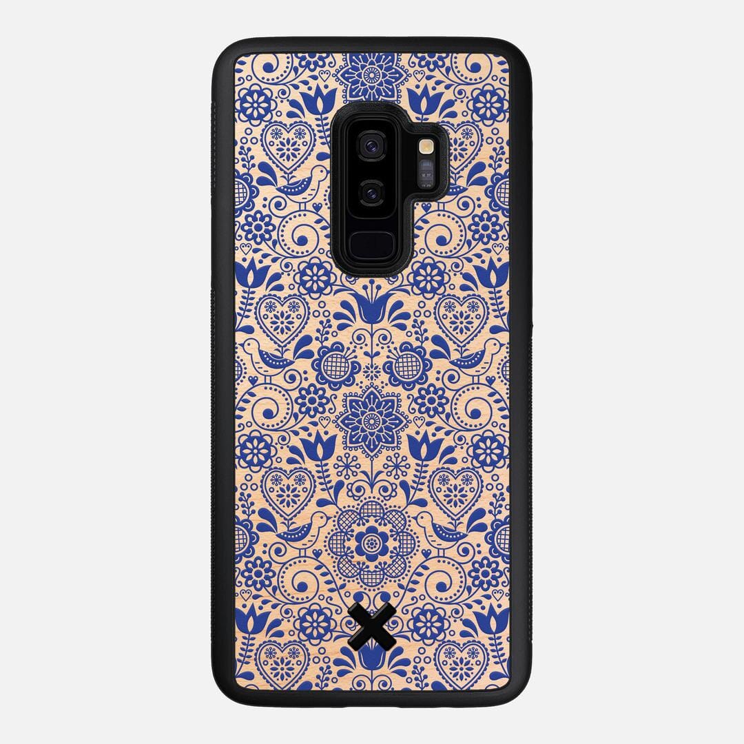 Bloom Case for the Samsung Galaxy S9 Plus featuring a UV Printed Maple Wood backer with the Keyway X Mark#Phone Model_Galaxy S9 Plus