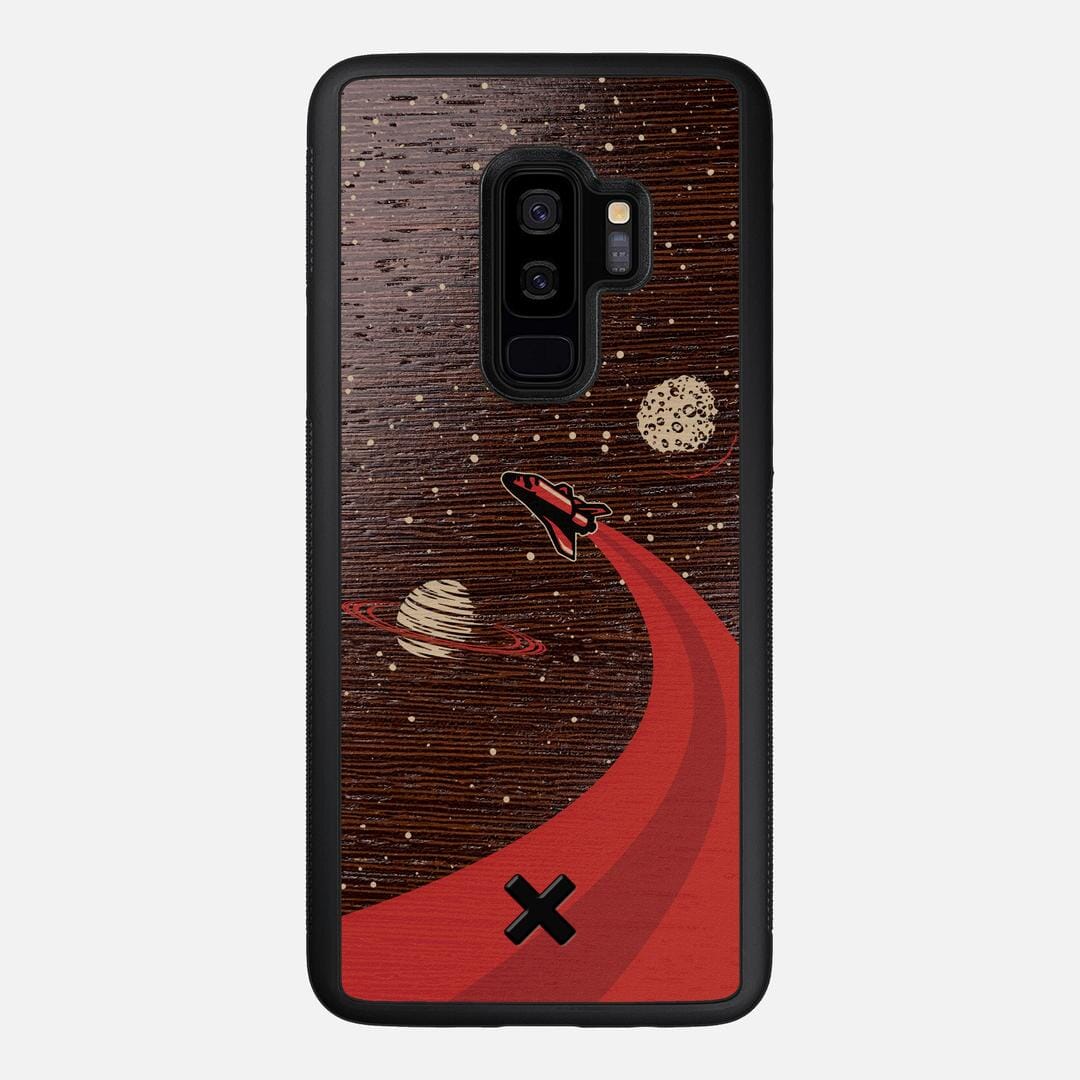 Booster Case for the Samsung Galaxy S9 Plus featuring a UV Printed Wenge Wood backer with the Keyway X Mark#Phone Model_Galaxy S9 Plus