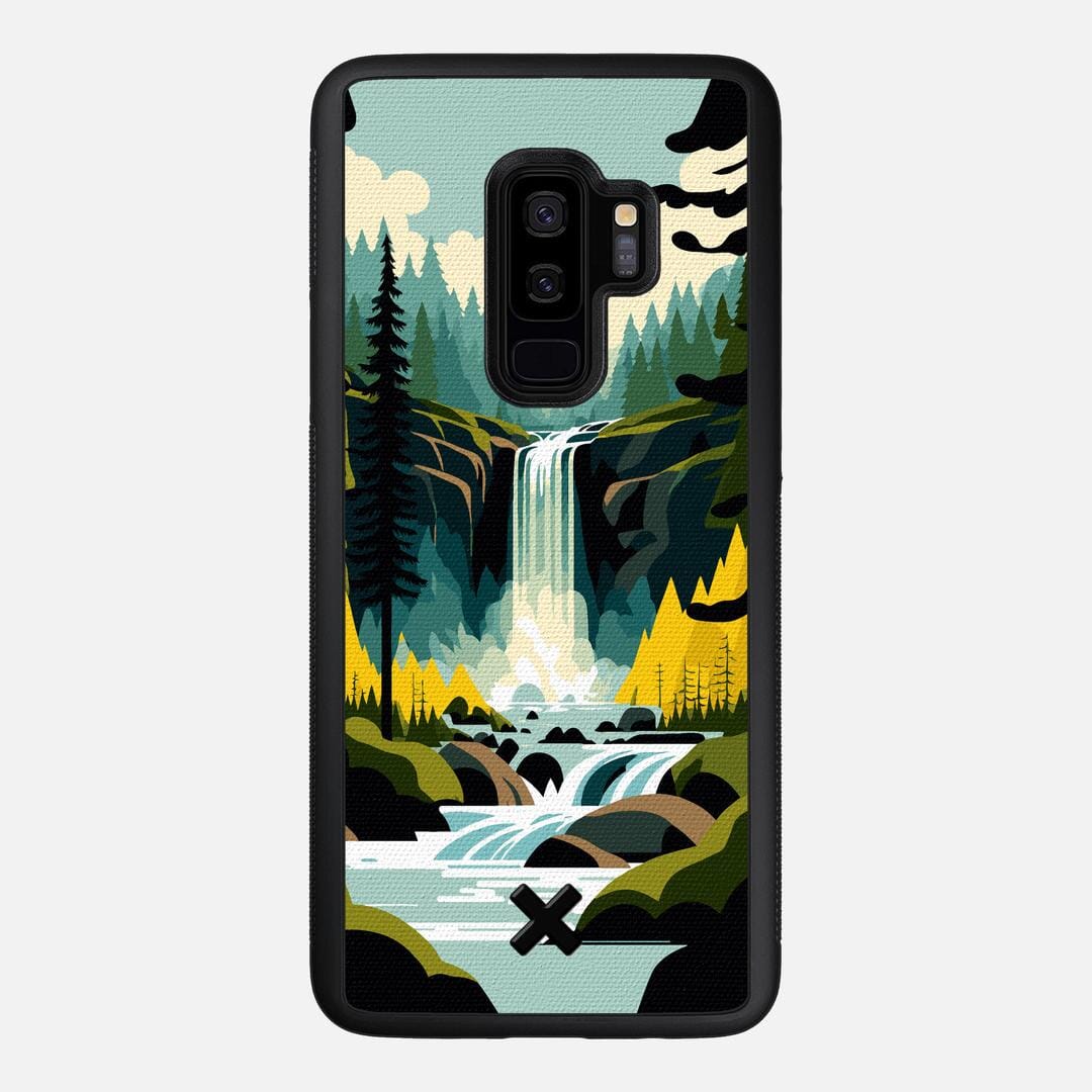 Cascade Case for the Samsung Galaxy S9 Plus featuring a UV Printed Cotton Canvas backer with the Keyway X Mark#Phone Model_Galaxy S9 Plus