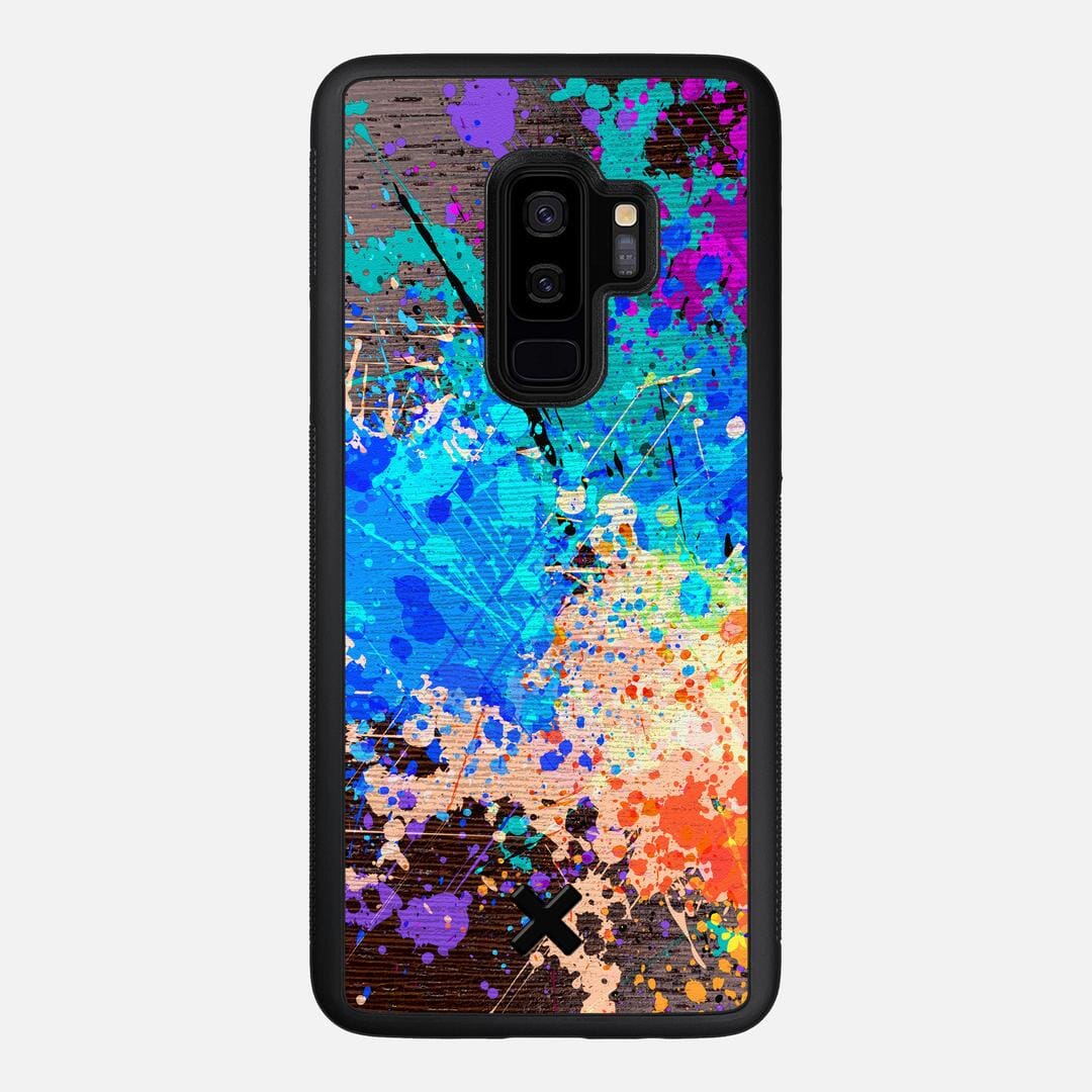 Chroma Case for the Samsung Galaxy S9 Plus featuring a UV Printed Wenge Wood backer with the Keyway X Mark#Phone Model_Galaxy S9 Plus