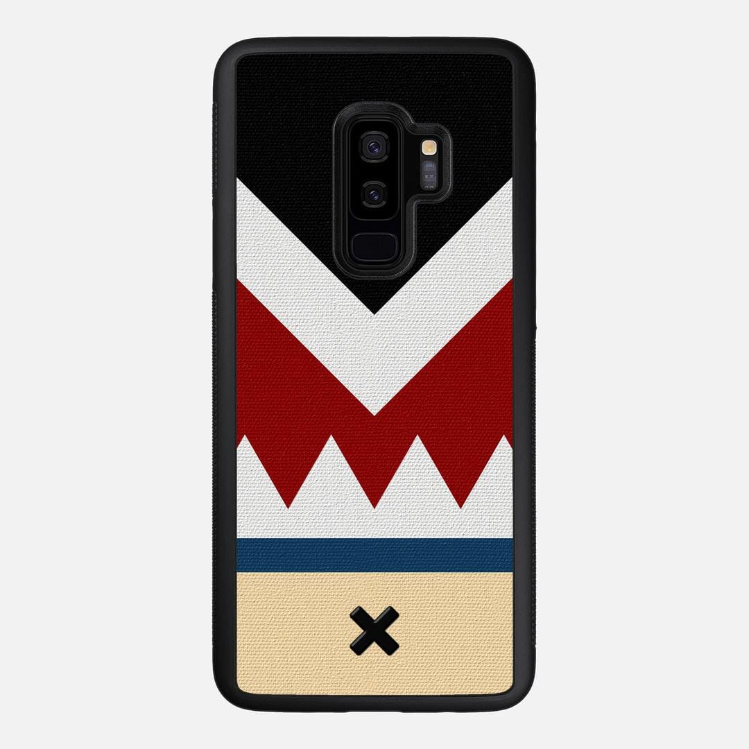 Cove Case for the Samsung Galaxy S9 Plus featuring a UV Printed Cotton Canvas backer with the Keyway X Mark#Phone Model_Galaxy S9 Plus