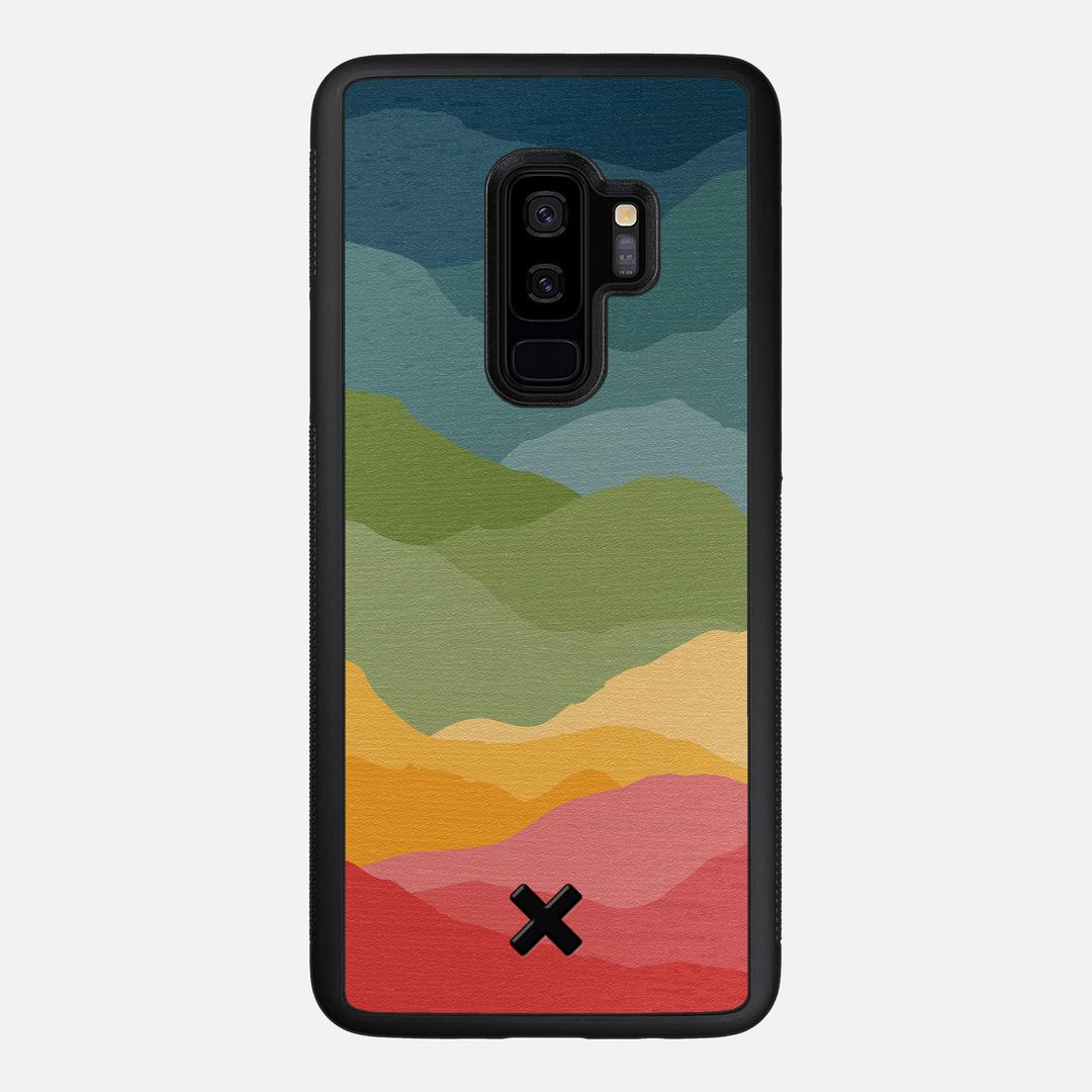 Gamut Case for the Samsung Galaxy S9 Plus featuring a UV Printed Wenge Wood backer with the Keyway X Mark#Phone Model_Galaxy S9 Plus
