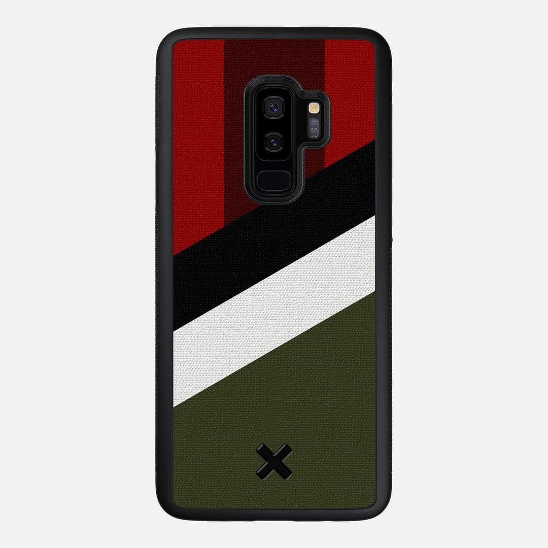 Highland Case for the Samsung Galaxy S9 Plus featuring a UV Printed Cotton Canvas backer with the Keyway X Mark#Phone Model_Galaxy S9 Plus