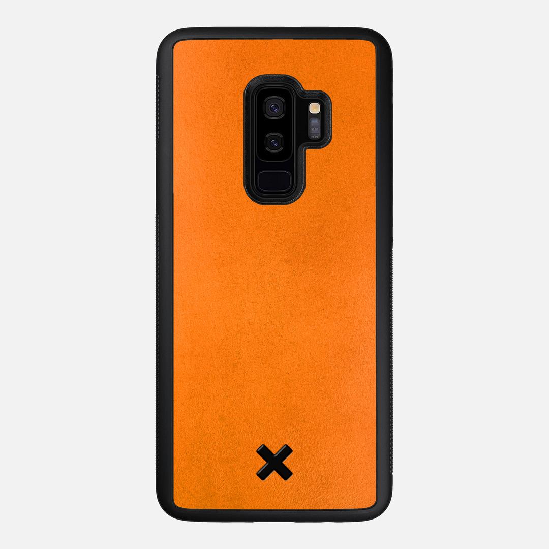 Honey Leather Case for the Samsung Galaxy S9 Plus featuring a Genuine Leather backer with the Keyway X Mark#Phone Model_Galaxy S9 Plus