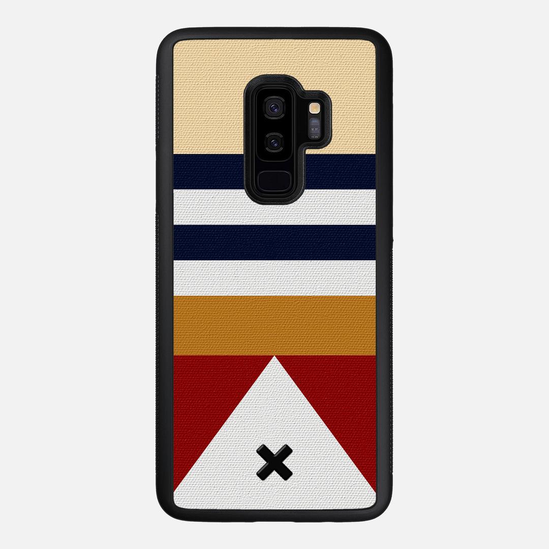 Lodge Case for the Samsung Galaxy S9 Plus featuring a UV Printed Cotton Canvas backer with the Keyway X Mark#Phone Model_Galaxy S9 Plus