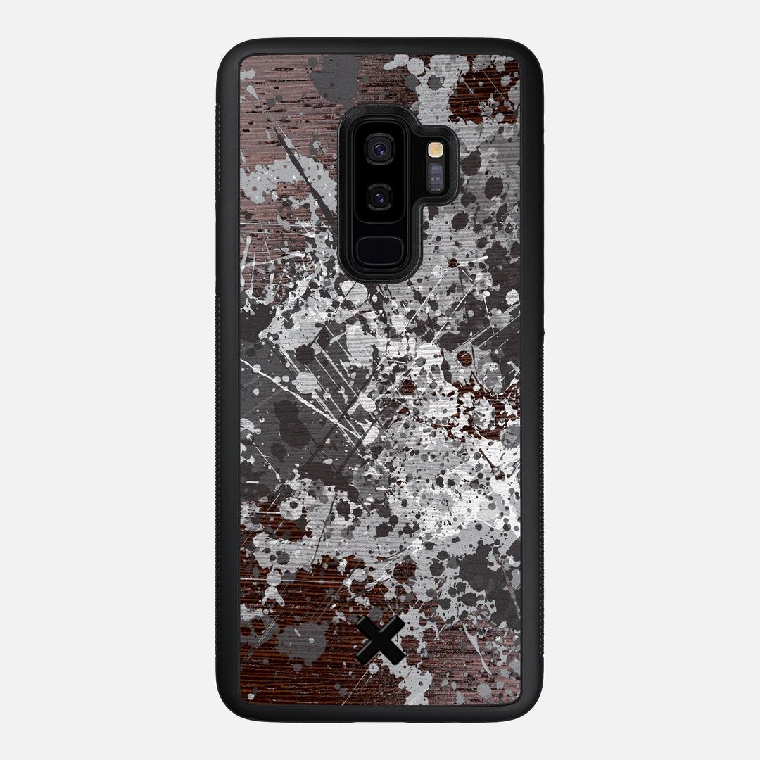 Mono Case for the Samsung Galaxy S9 Plus featuring a UV Printed Wenge Wood backer with the Keyway X Mark#Phone Model_Galaxy S9 Plus