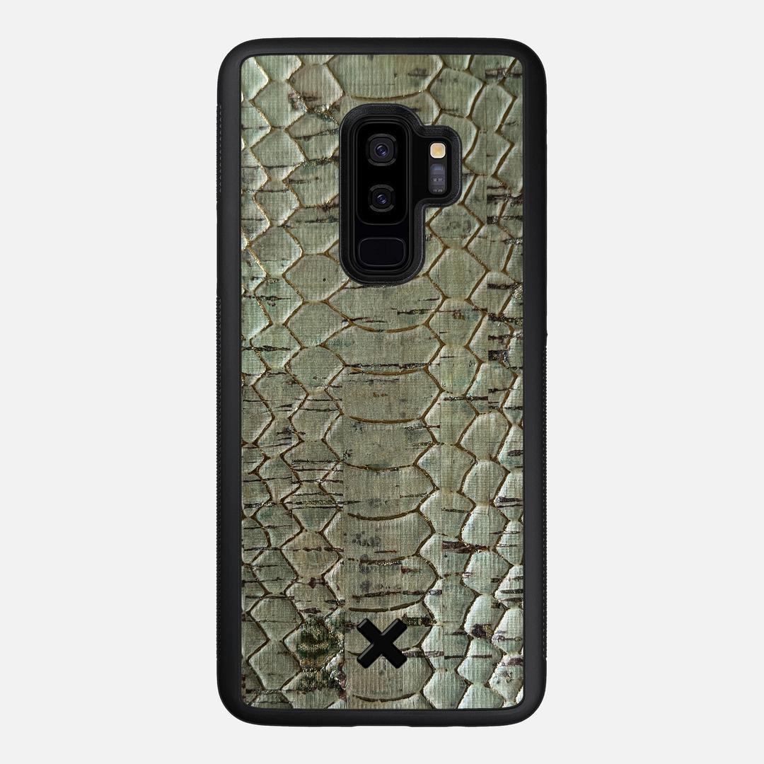 Python Cork Case for the Samsung Galaxy S9 Plus featuring a Genuine Cork backer with the Keyway X Mark#Phone Model_Galaxy S9 Plus