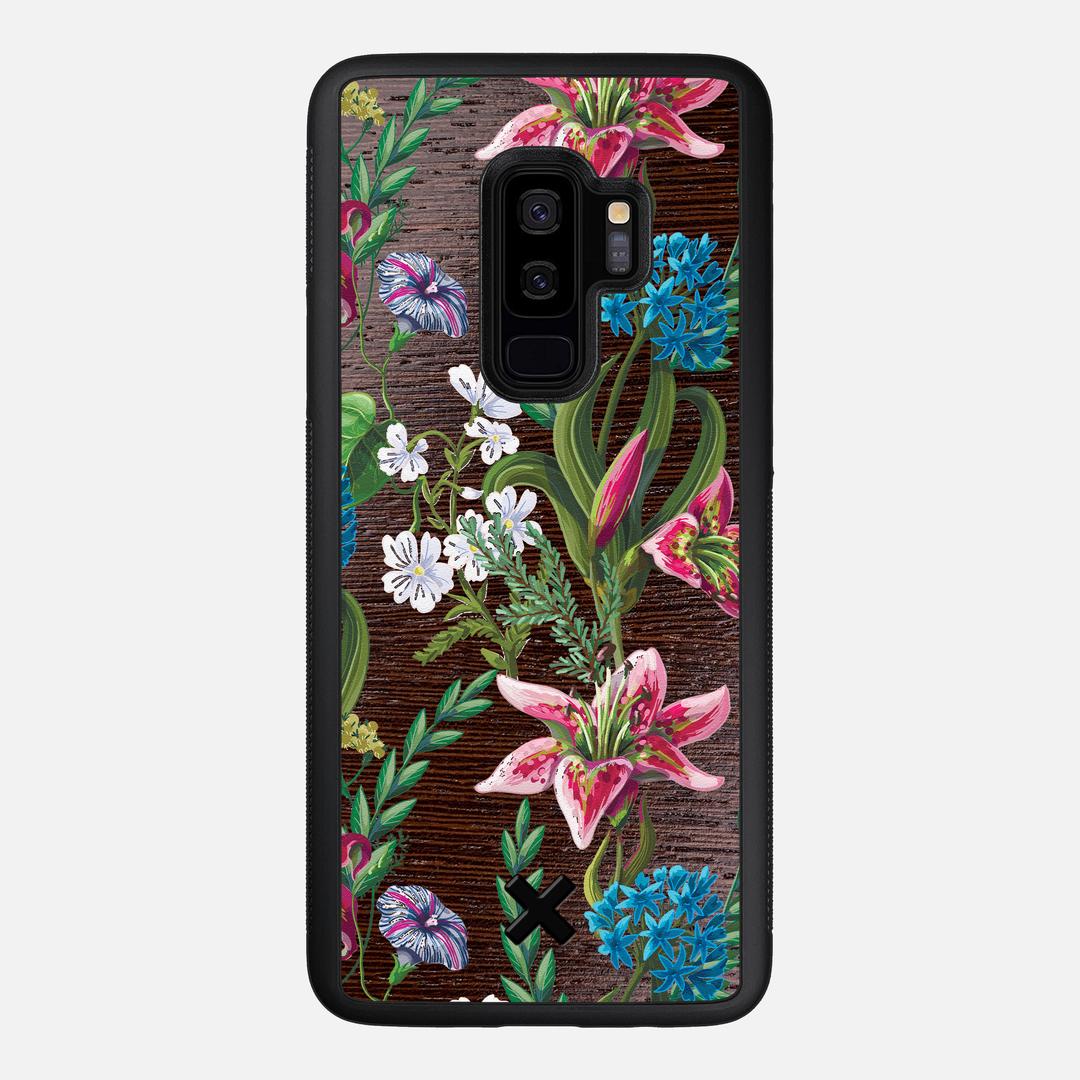 Stargazer Case for the Samsung Galaxy S9 Plus featuring a UV Printed Wenge Wood backer with the Keyway X Mark#Phone Model_Galaxy S9 Plus