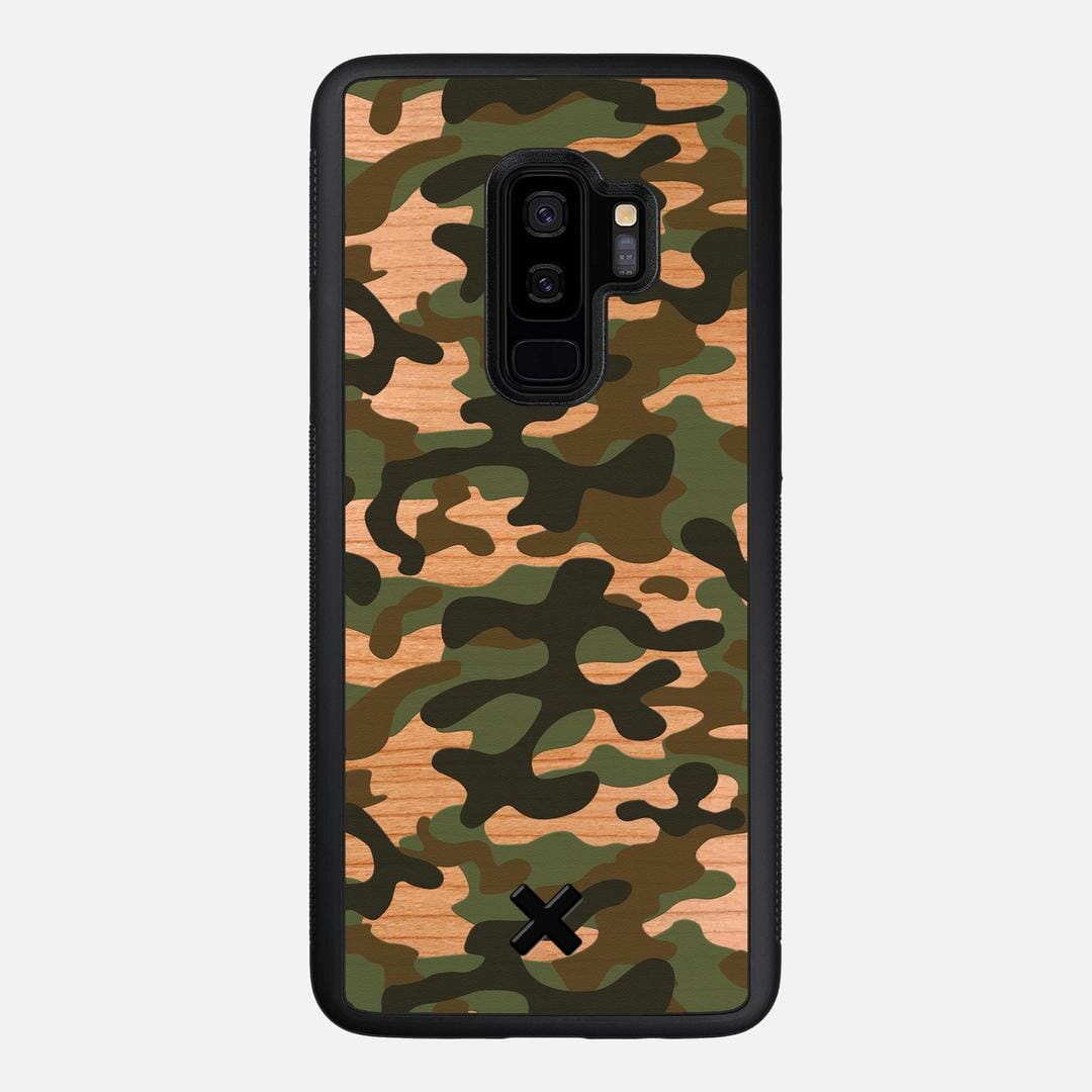 Trooper Case for the Samsung Galaxy S9 Plus featuring a UV Printed and Cherry Wood backer with the Keyway X Mark#Phone Model_Galaxy S9 Plus