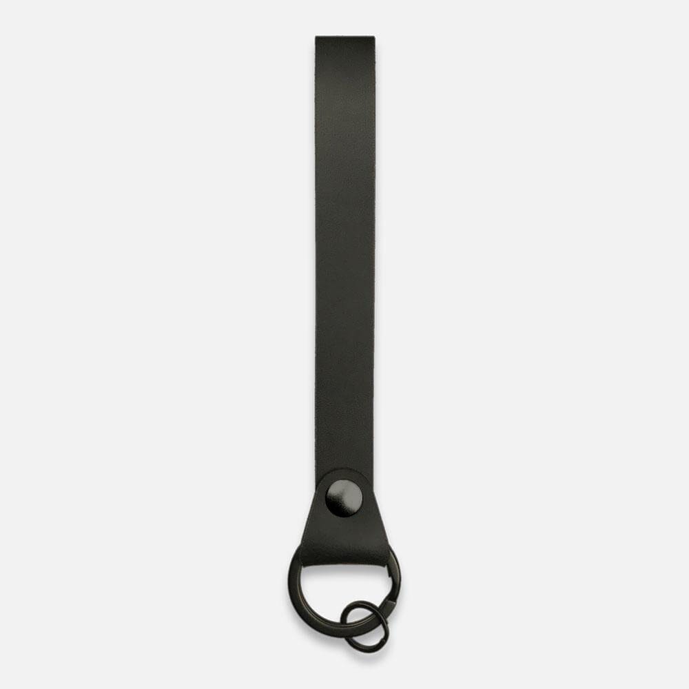 Wrist Strap Leather Key Chain by Keyway Designs - Black