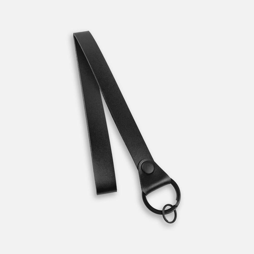Lanyard Leather Key Chain by Keyway Designs - Black