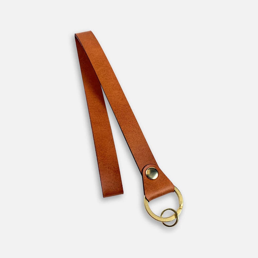 Lanyard Leather Key Chain by Keyway Designs - Whiskey