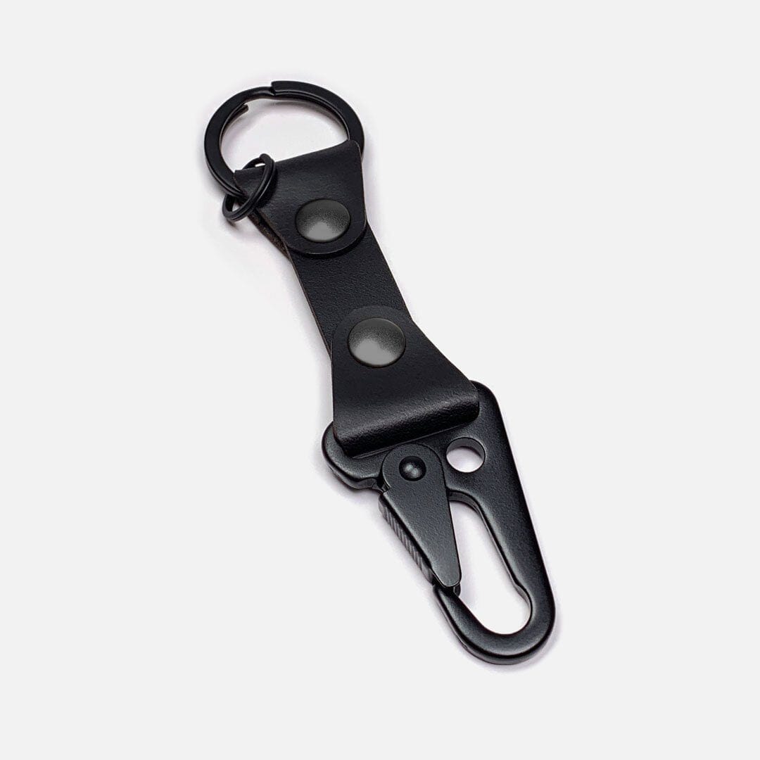 Sling Clip Leather Key Chain by Keyway Designs - Black