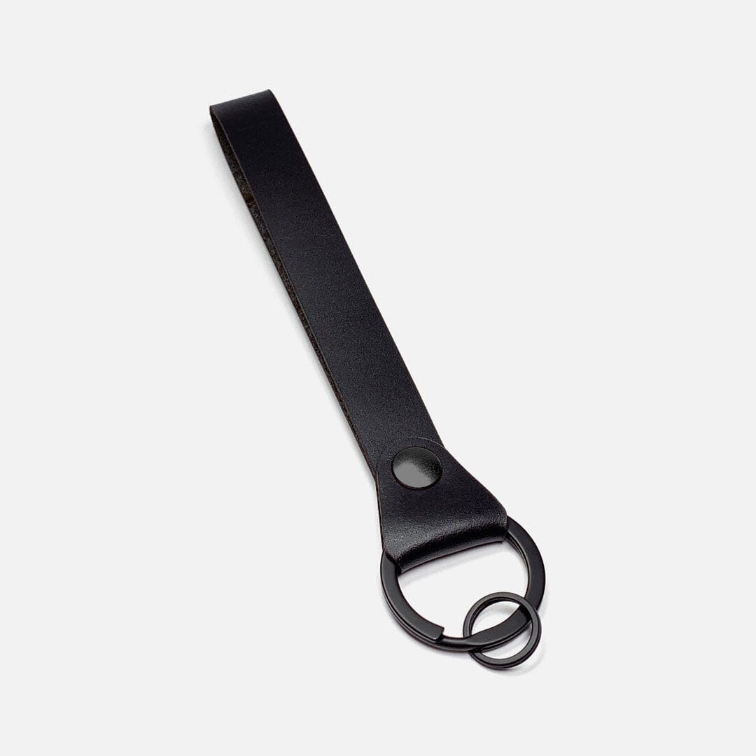 Wrist Strap Leather Key Chain by Keyway Designs - Black
