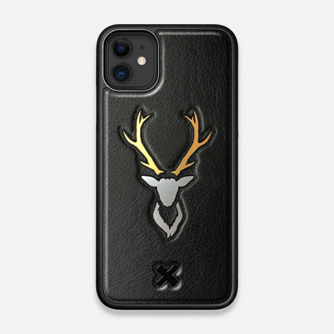 Front view of the Wilderness Wenge Wood iPhone 11 Case by Keyway Designs