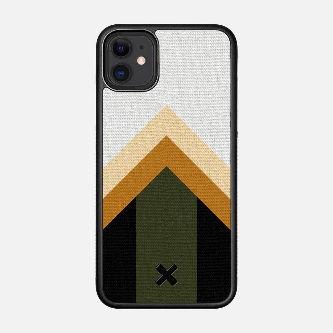 Ascent Case for the Apple iPhone 11 featuring a UV Printed Cotton Canvas backer with the Keyway X Mark#Phone Model_iPhone 11