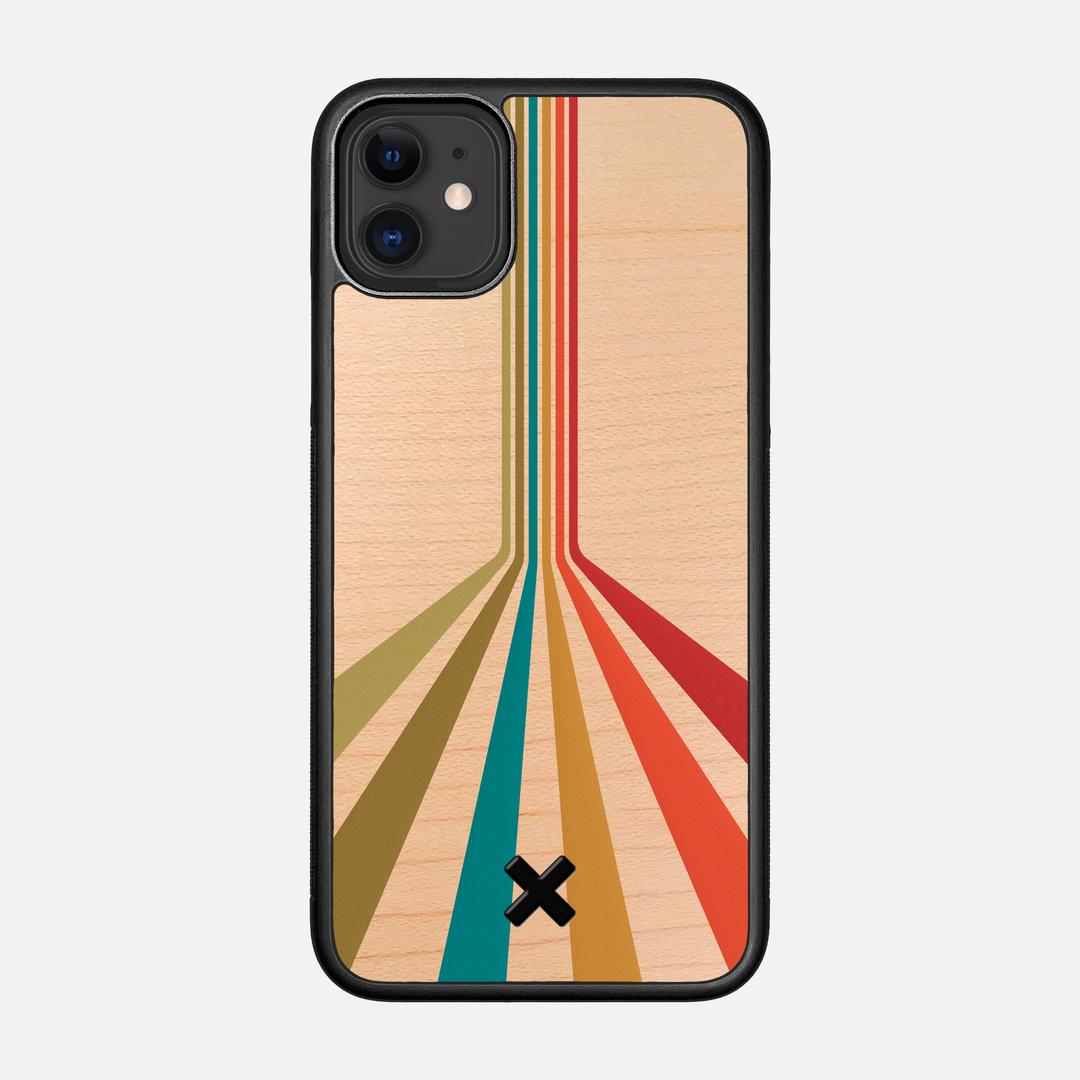 Beam Case for the Apple iPhone 11 featuring a UV Printed Maple Wood backer with the Keyway X Mark#Phone Model_iPhone 11