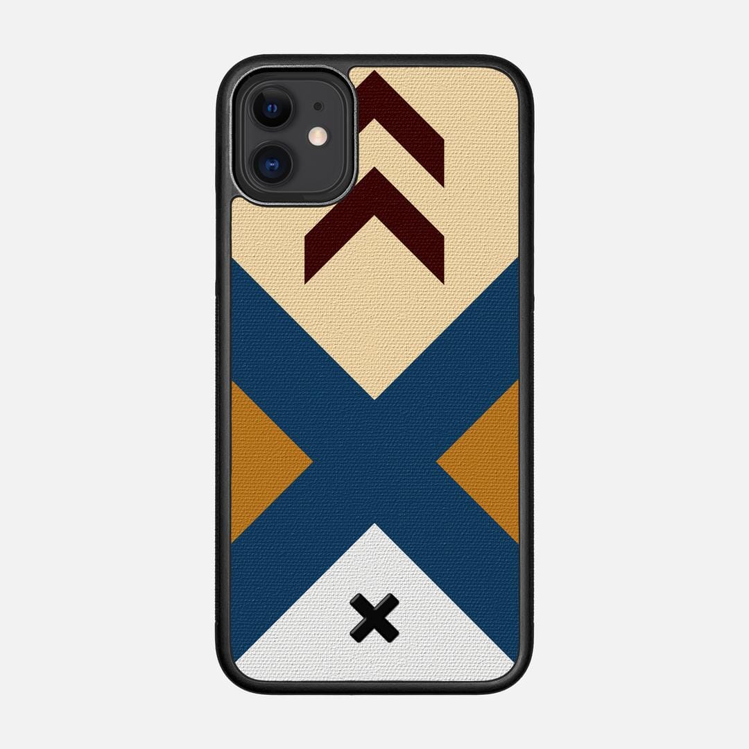 Camp Case for the Apple iPhone 11 featuring a UV Printed Cotton Canvas backer with the Keyway X Mark#Phone Model_iPhone 11