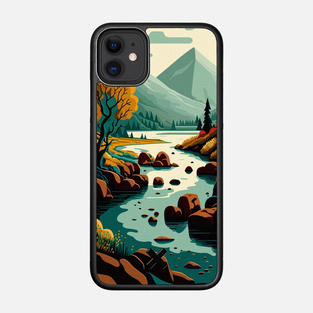 Sanctuary Case for the Apple iPhone 11 featuring a UV Printed Cotton Canvas backer with the Keyway X Mark#Phone Model_iPhone 11