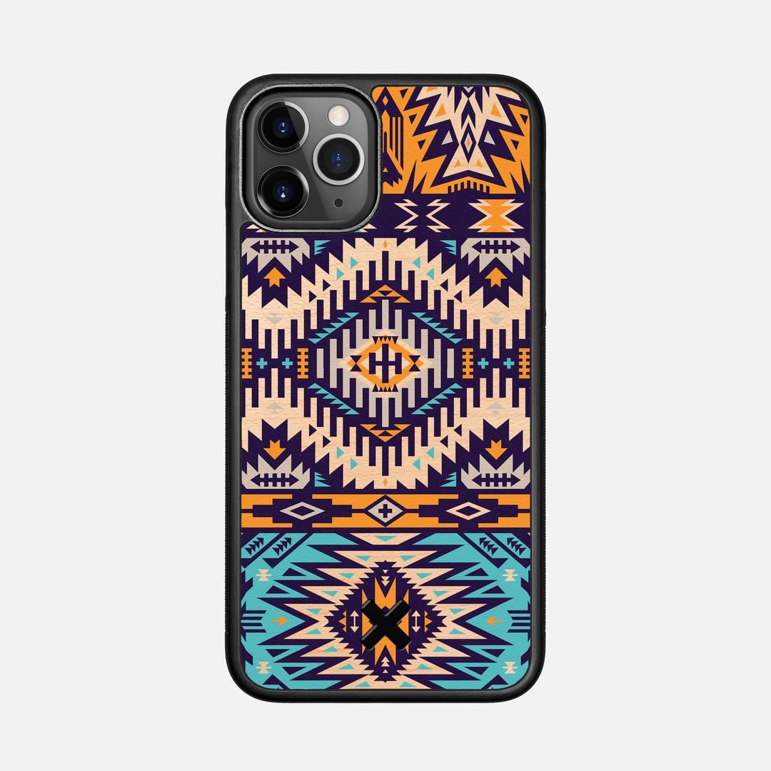 Aztec Case for the Apple iPhone 11 Pro featuring a UV Printed Maple Wood backer with the Keyway X Mark#Phone Model_iPhone 11 Pro