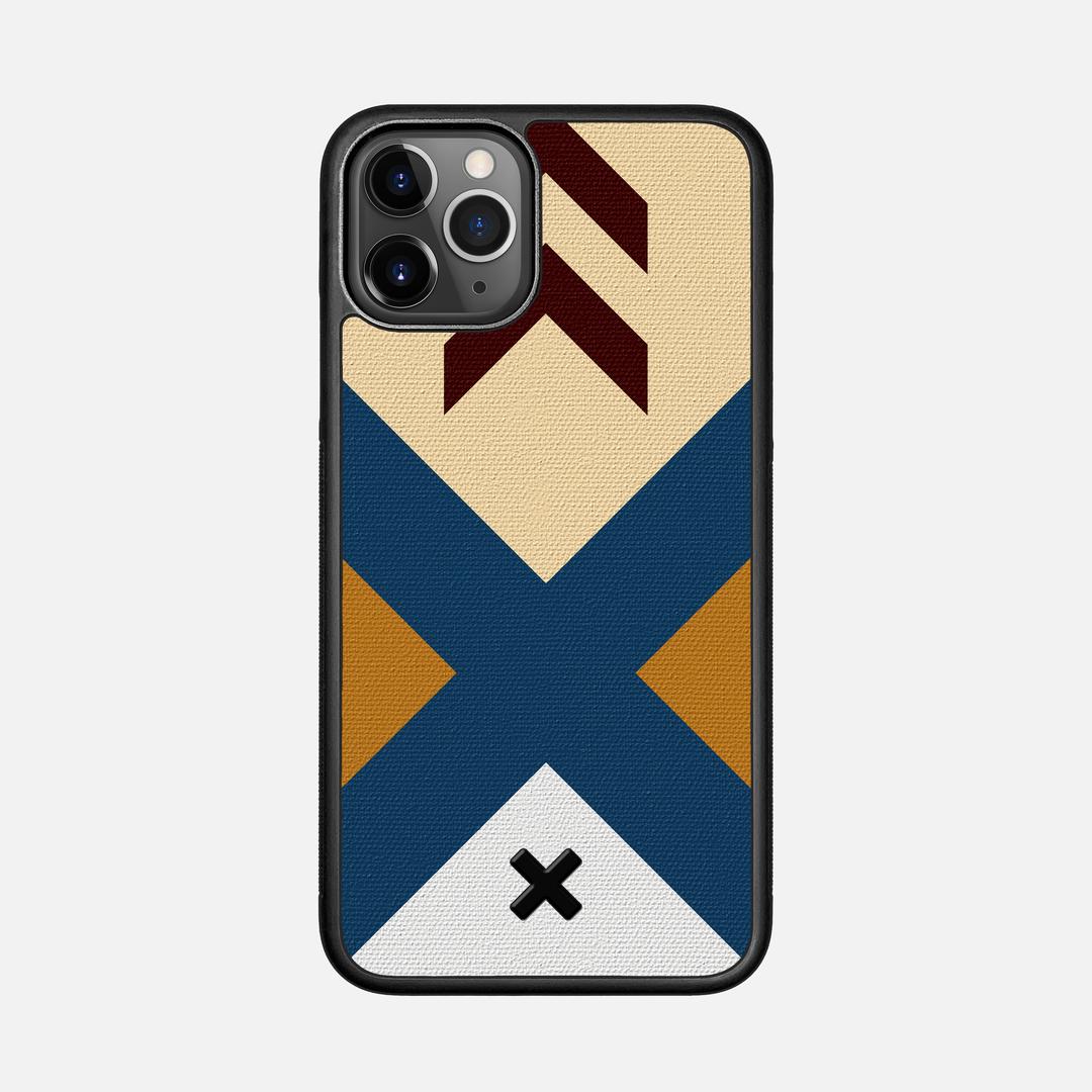 Camp Case for the Apple iPhone 11 Pro featuring a UV Printed Cotton Canvas backer with the Keyway X Mark#Phone Model_iPhone 11 Pro