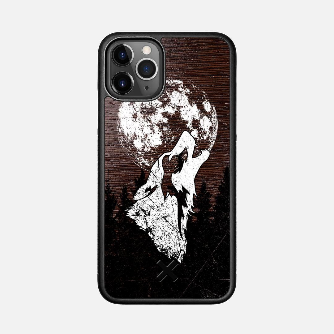 Howl Case for the Apple iPhone 11 Pro featuring a UV Printed Wenge Wood backer with the Keyway X Mark#Phone Model_iPhone 11 Pro